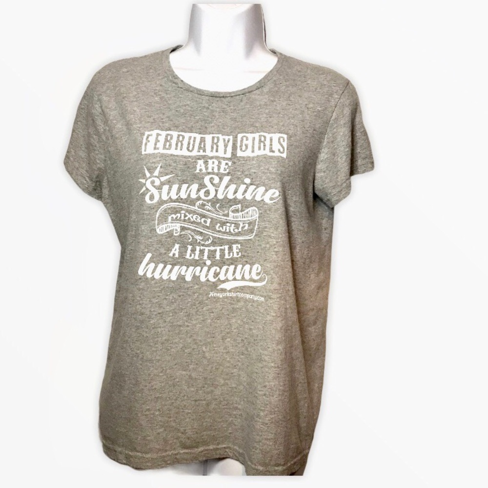 District February Girls Graphic T-Shirt